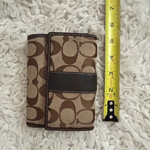 Brown Coach Wallet with C logo used condition PURSE-SALE was$35 p3 - Picture 5 of 10